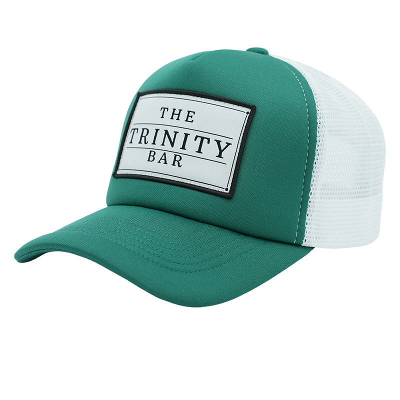 Custom 5 Panel Foam Embroidered Patch Unisex Outdoor BreathableTrucker Cap